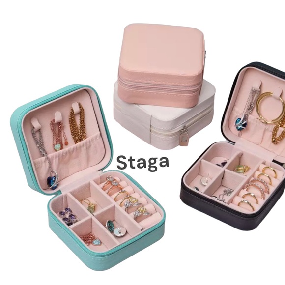 HP Gorgeous Jewelry Pouch Travel Case / Bridesmaid Gift / Wedding / Anniversary - Picture 15 of 16